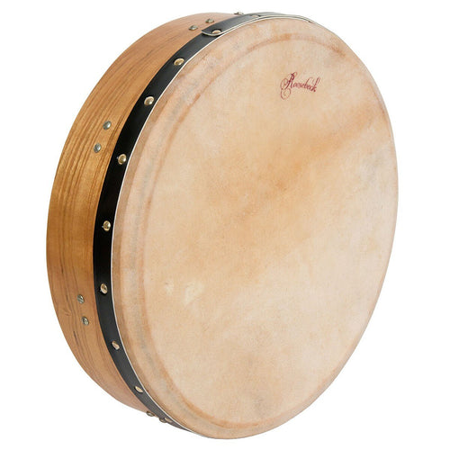 Roosebeck 14" Tunable Bodhran, Mulberry Single-Bar with Tipper stock photo