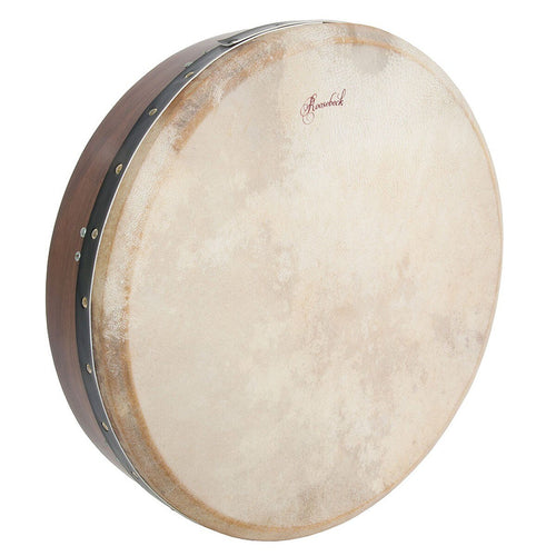 Roosebeck 18" Tunable Bodhran, Deep Rosewood Removable Bar