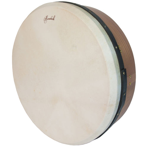 Roosebeck Pro Tunable Bodhran 18" x 5", Red Cedar Single-Bar with Tipper stock photo