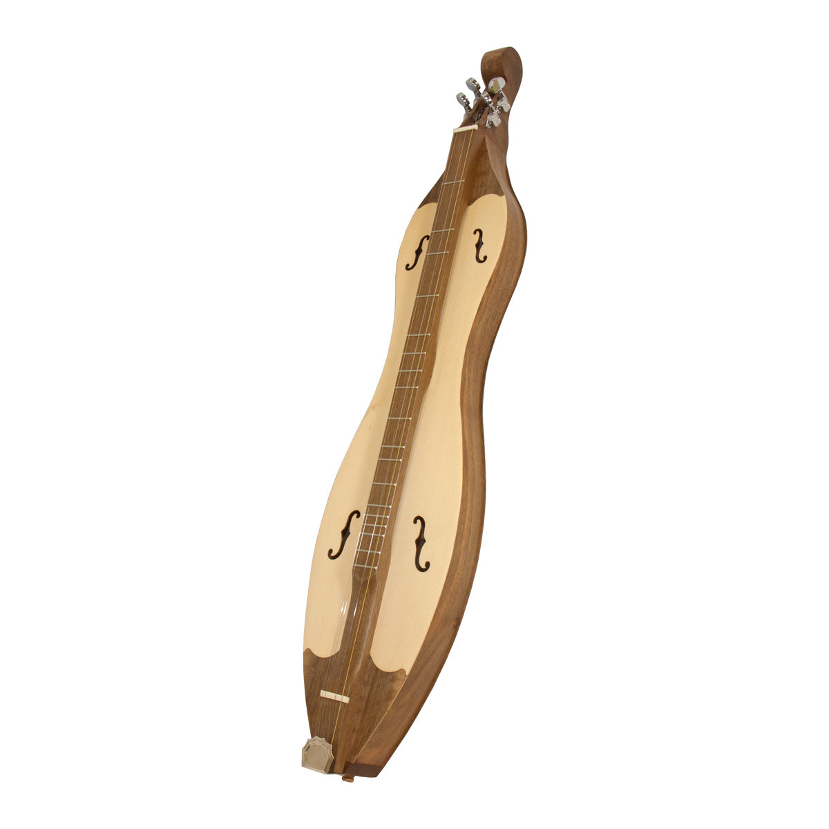 Roosebeck Grace Mountain Dulcimer — 4-String Walnut front view