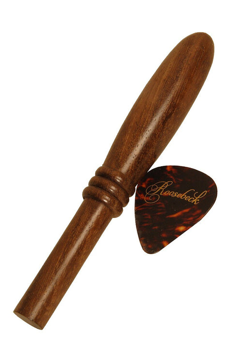 Roosebeck Mountain Dulcimer Noter and Pick Deluxe, Rosewood stock photo