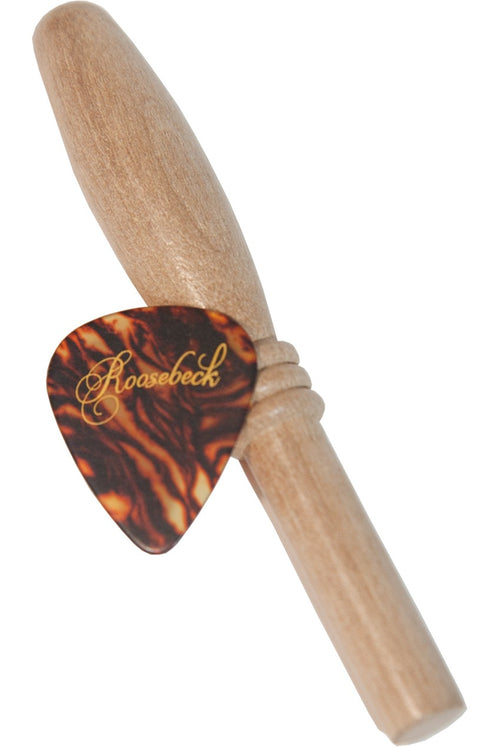 Roosebeck Mountain Dulcimer Noter and Pick Deluxe, Walnut stock photo