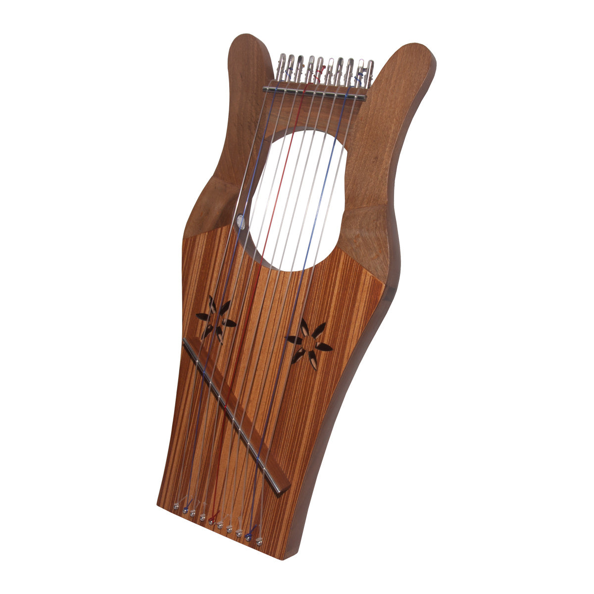 Roosebeck Mini Kinnor Harp, 10-String Biblical Lyre Light