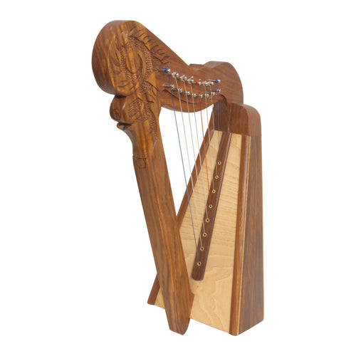 Roosebeck Parisian Harp 8-String, Rosewood stock photo