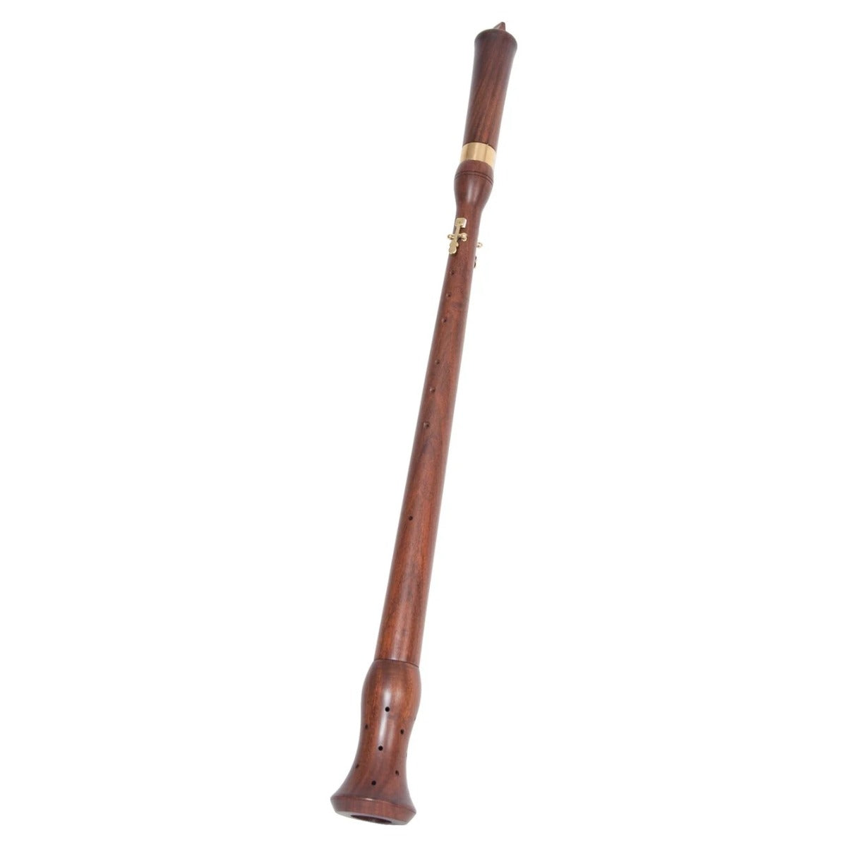 Roosebeck Straight Cromorne Medieval Pipe 28", Rosewood with Reed: Blemished, Grade 2