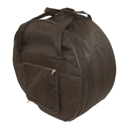 Roosebeck Nylon Bodhran Gig Bag with Carry Handle, 14" to 26" 16" x 7" stock photo