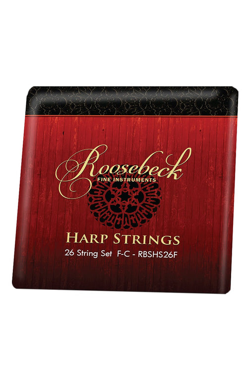 Roosebeck Woodland Harp String Set, 26-String F to C