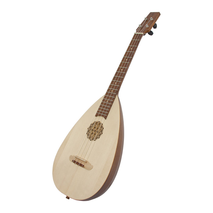 Roosebeck Baritone Baroq-ulele — Rosewood front view