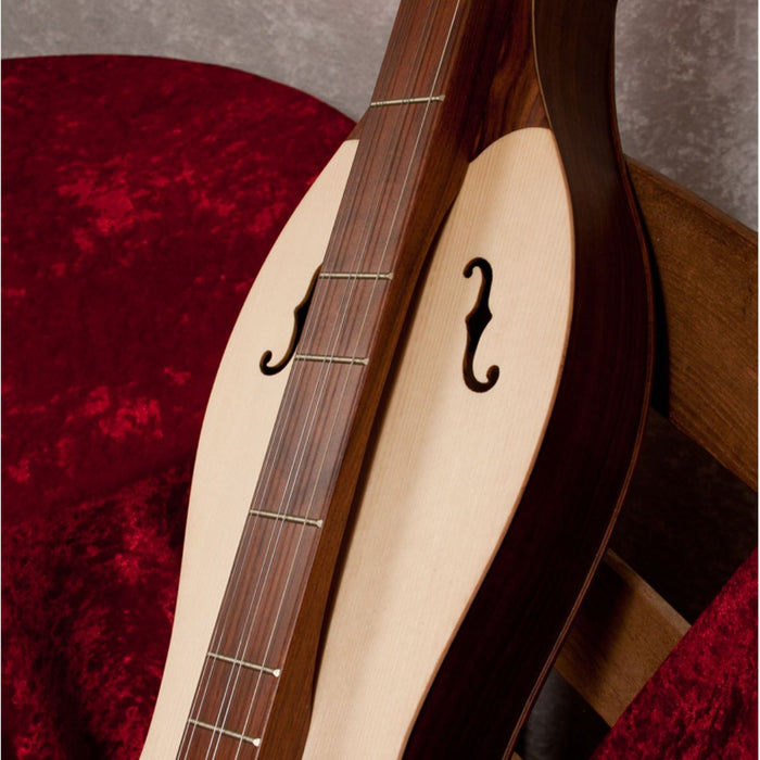 Roosebeck Grace Mountain Dulcimer — 5-String Rosewood front view