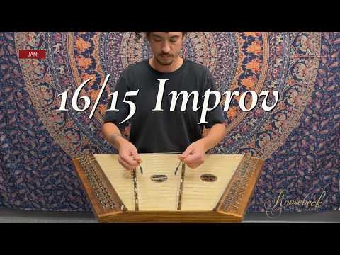 Roosebeck 16/15 Hammered Dulcimer, Rosewood Body 31 Courses