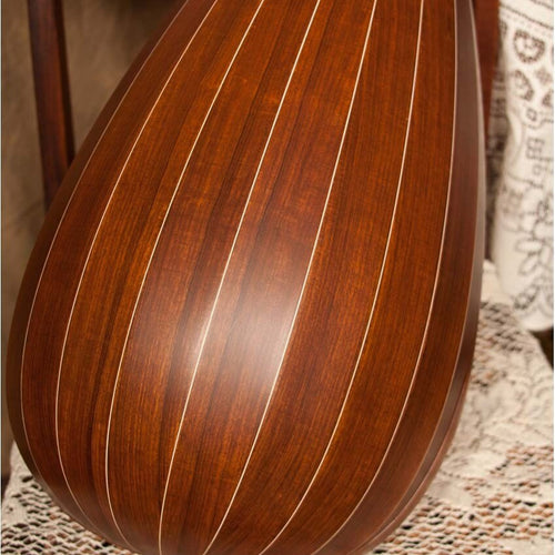 Roosebeck 8-Course Travel Lute, 11-stave rosewood bowl