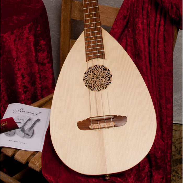 Roosebeck Baritone Baroq-ulele — Rosewood front view