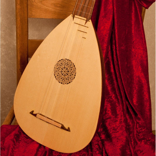 Roosebeck Tenor Lute-kulele — Variegated front view