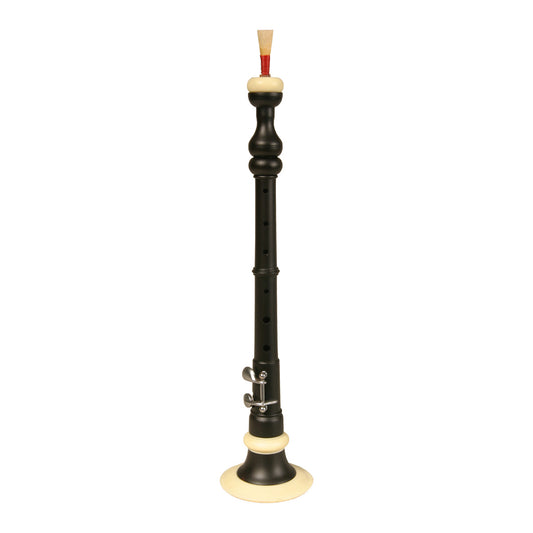 Roosebeck Bombard with Reed, Ebony or Satinwood Ebony, Key of Bb stock photo