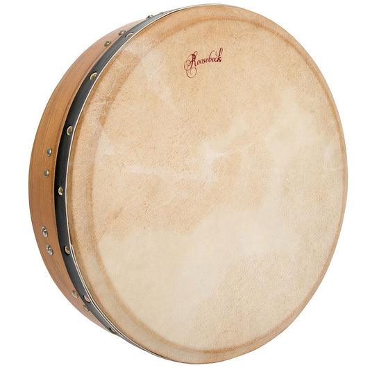 Roosebeck Tunable Mulberry Bodhran — 14" T-Bar front view