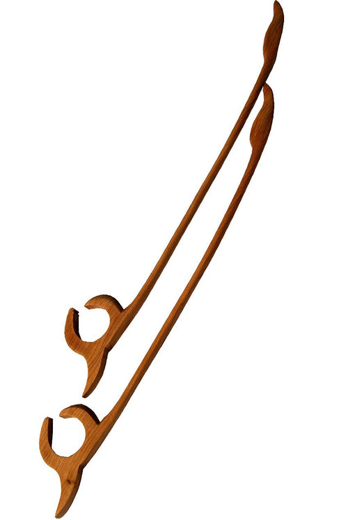 Roosebeck Santoor Hammers, Solid Mahogany, Pair stock photo