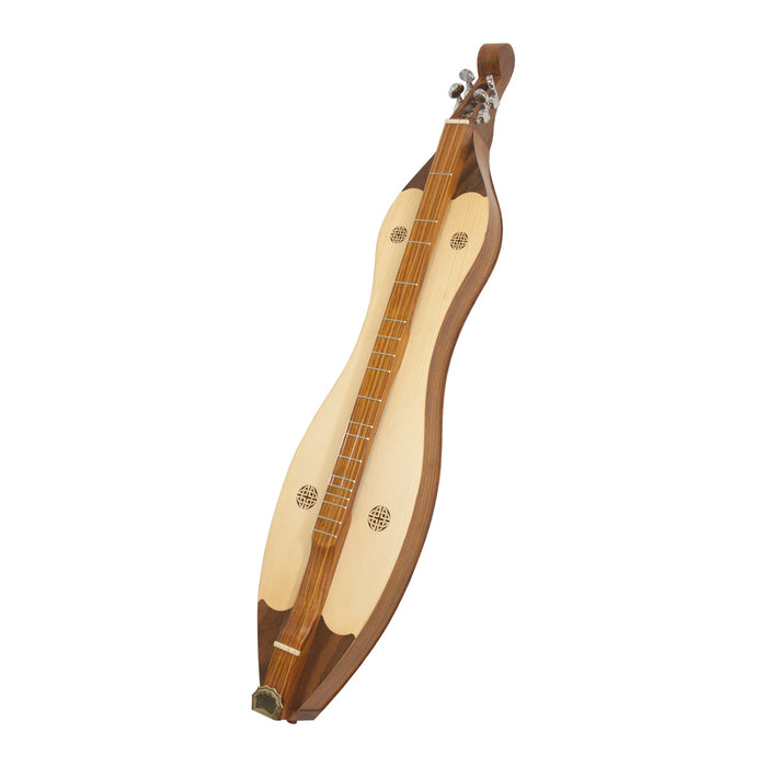 Roosebeck Grace Mountain Dulcimer — 4-String Knotwork front view