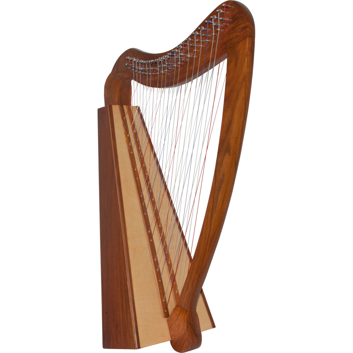 Roosebeck Caitlin Cross-Strung Harp — 38-String front view