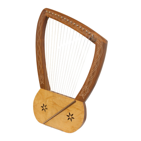 Roosebeck Lyre Harp, 16-String Rosewood with Gig Bag stock photo