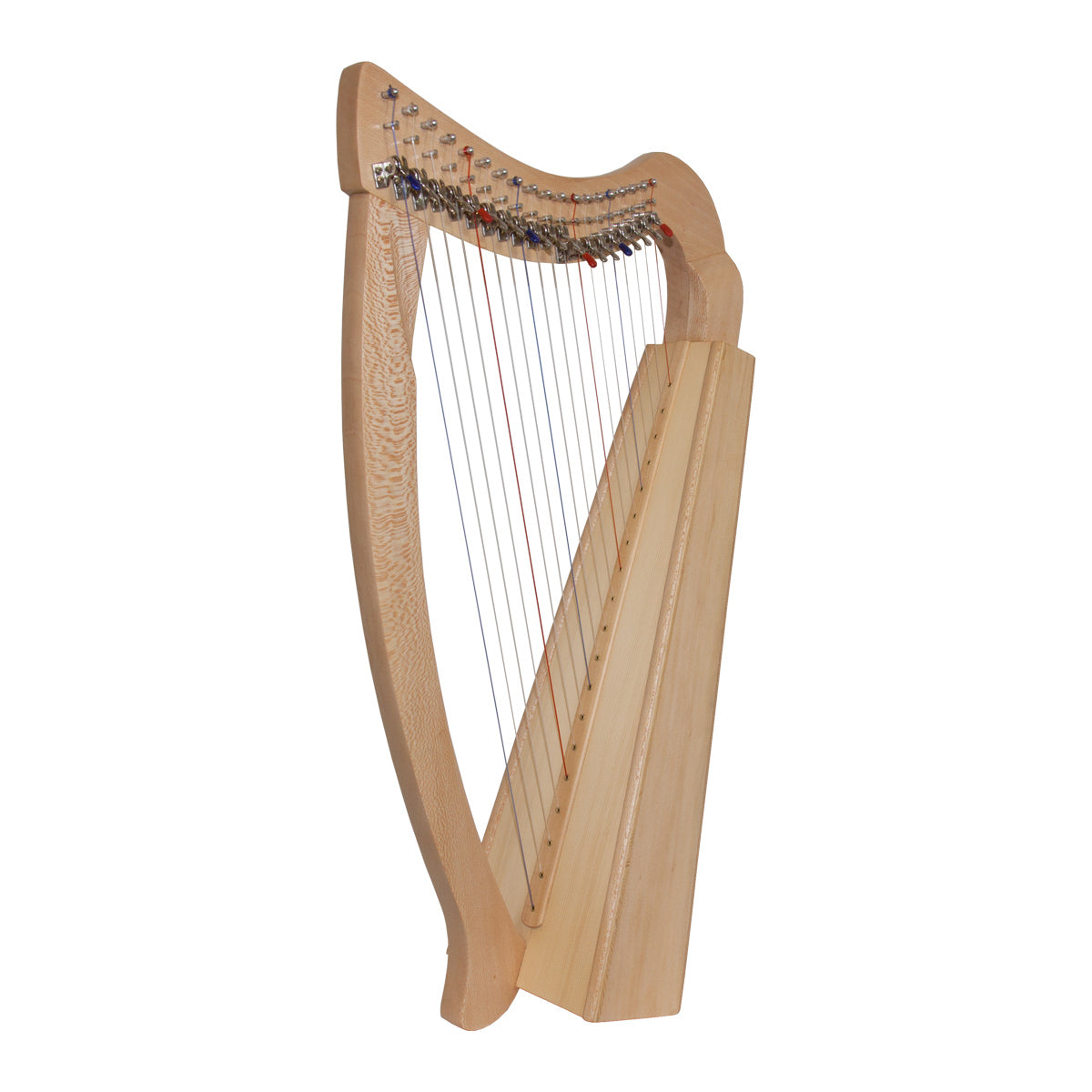 Roosebeck Pixie Celtic Harp, 19-String Chelby Levers