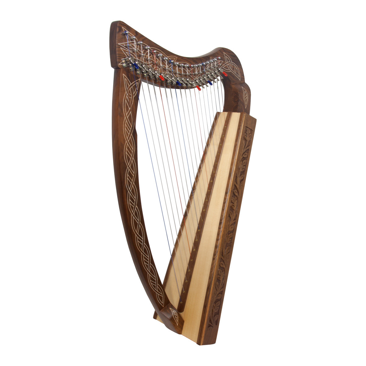 Roosebeck 19-String Non-Standing Harp Walnut