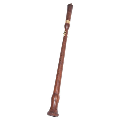Roosebeck Straight Cromorne Medieval Pipe 28", Rosewood with Reed: Blemished, Grade 2