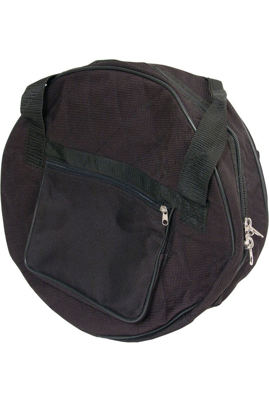 Roosebeck Nylon Bodhran Gig Bag with Carry Handle, 14" to 26" 14" x 3.5" stock photo