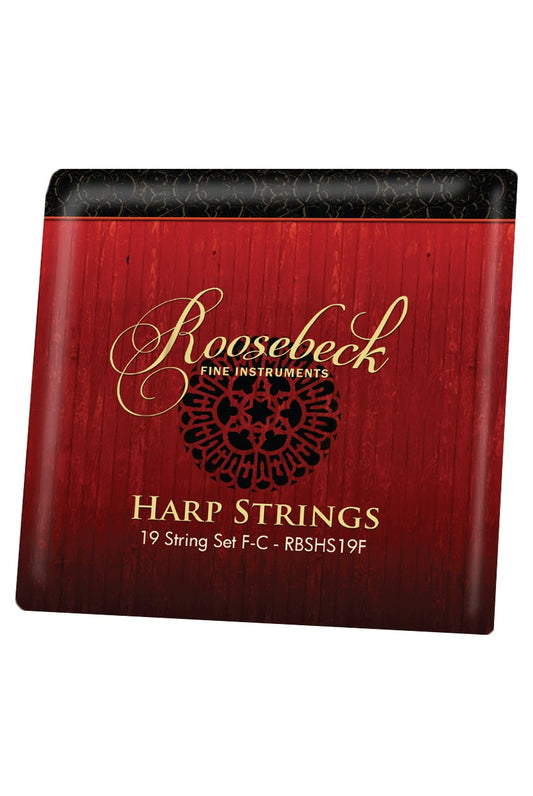 Roosebeck Pixie Harp String Set, 19-String F to C