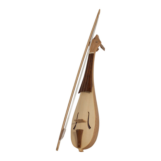 Roosebeck Rebec, Lacewood with Bow and Padded Gig Bag stock photo