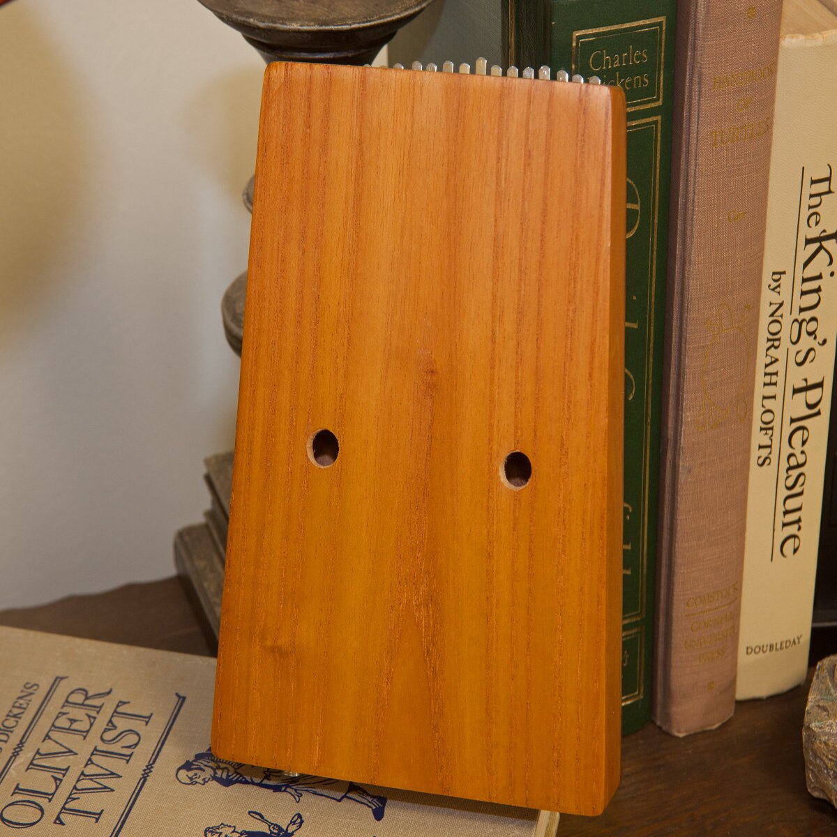 Back of the Roosebeck kalimba with pickup