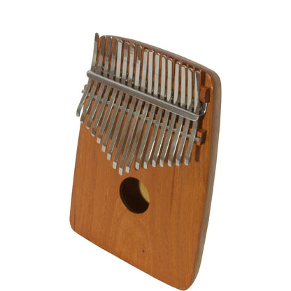 Roosebeck 17-key kalimba in red cedar and lacewood with rounded back