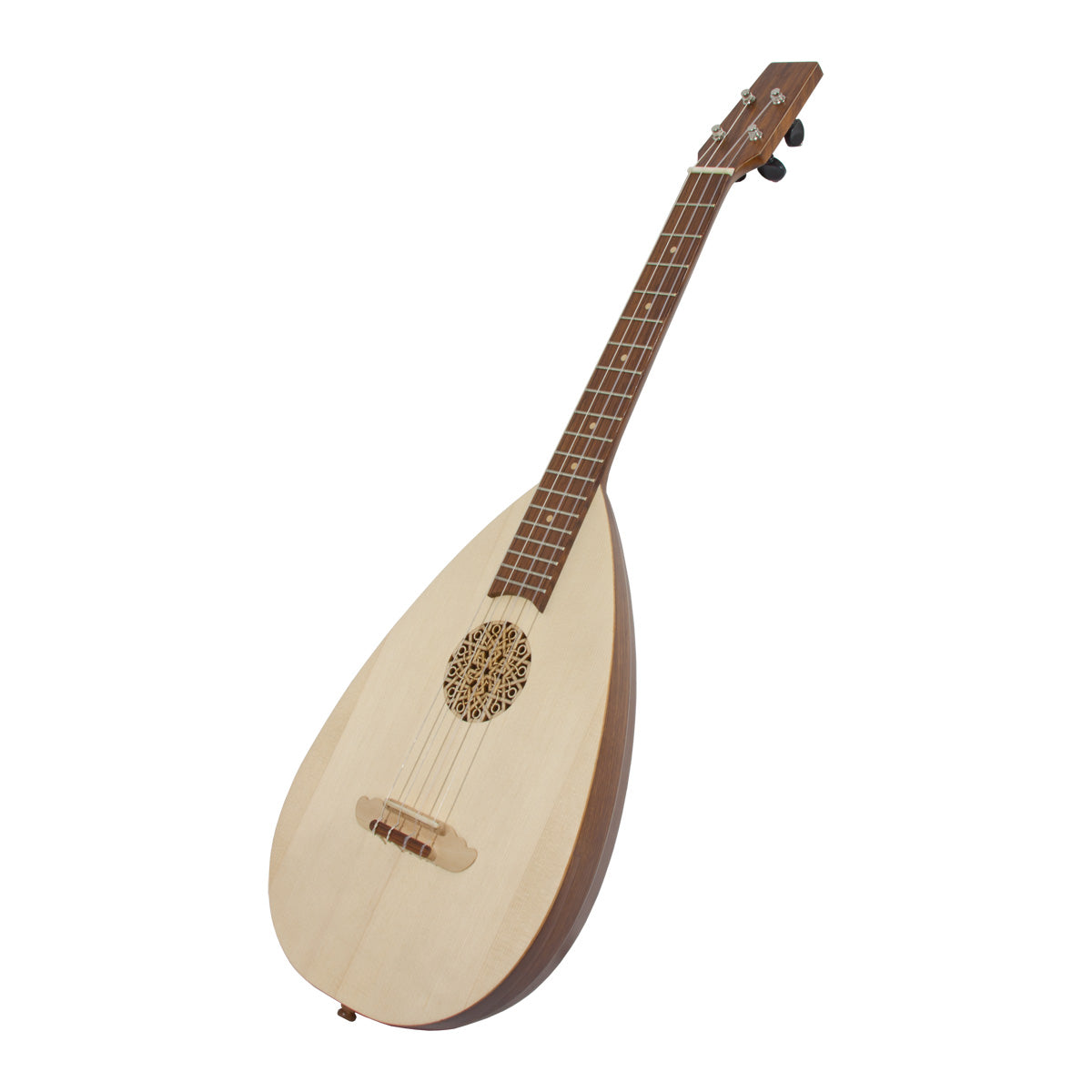 Roosebeck Baritone Baroq-ulele — Sheesham front view