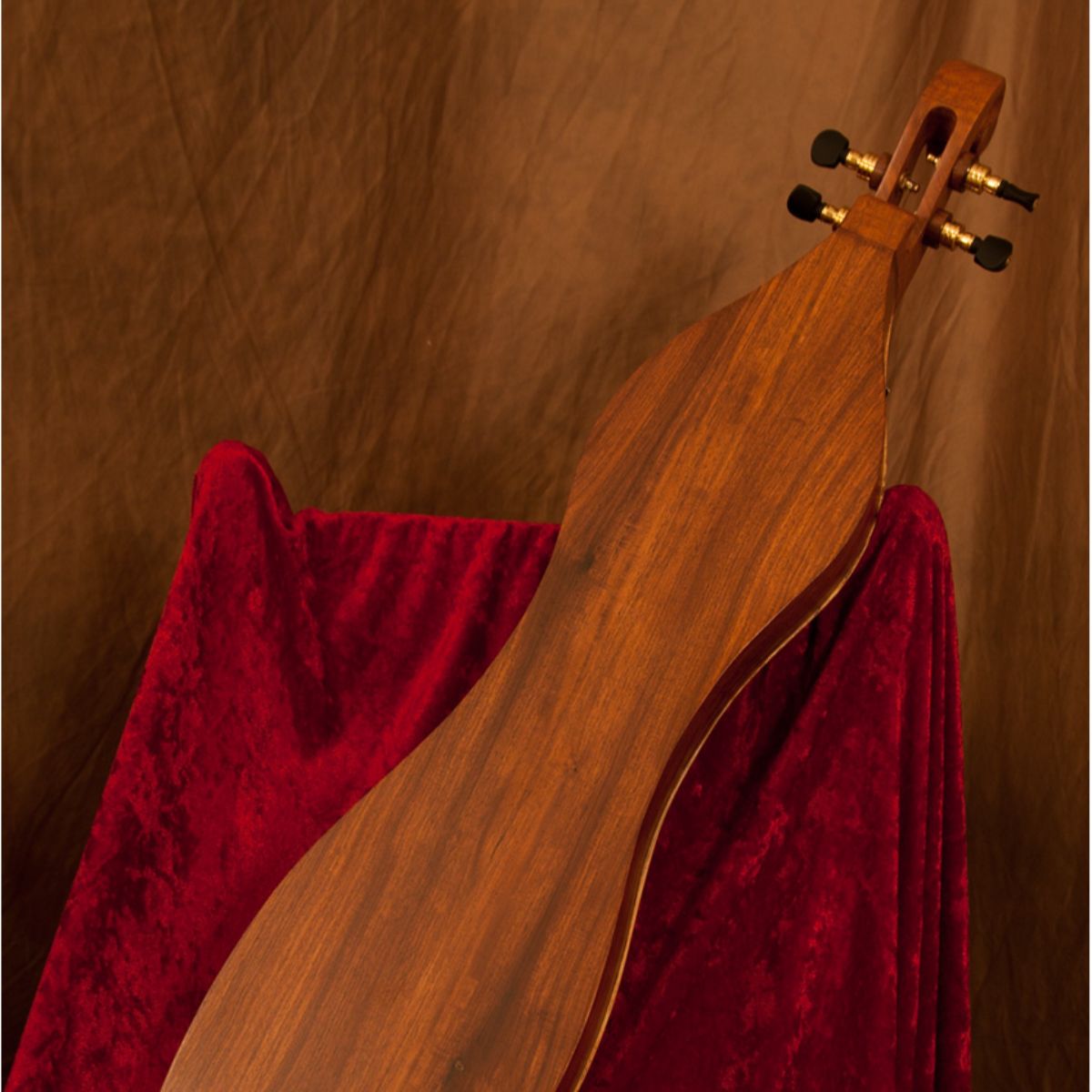 Roosebeck Emma Mountain Dulcimer — 4-String Sheesham back view