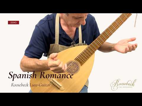 Roosebeck Lute-Guitar, 6-String, Geared Tuners with Padded Gig Bag