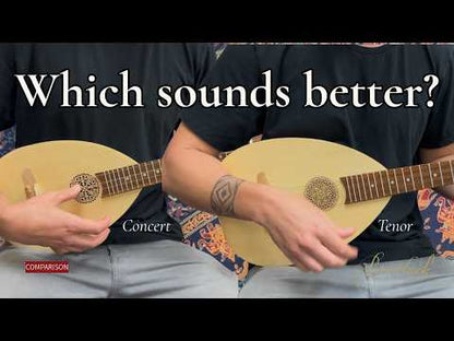 Roosebeck Tenor Baroq-ulele, Lacewood and Rosewood with Gig Bag