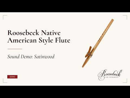 Roosebeck Native American Style Flute, Satinwood