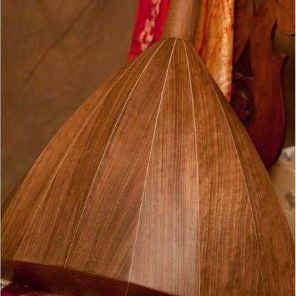 Roosebeck Deluxe Prima Balalaika, alternating walnut stave back