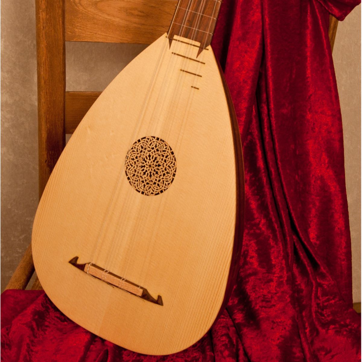 Roosebeck Tenor Lute-kulele — Variegated front view
